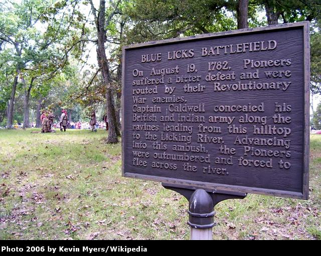 04 Blue Licks KT battlefield marker (Kevin Myers 2006)