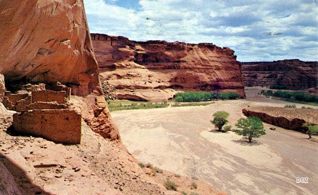 24a Canyon du Chelly AZ (ppc 1960s)