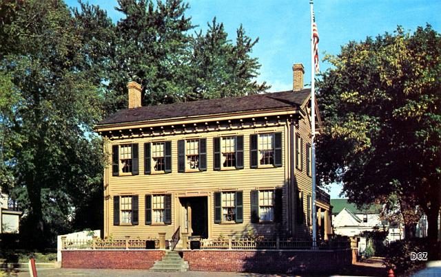 45a Lincoln Home, Springfield IL (ppc 1960s)