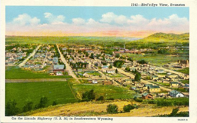 11a Evanston WY (ppc 1940s)